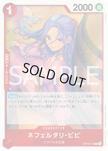 画像1: ネフェルタリ・ビビ【R】{012/120}[OP13] (1)